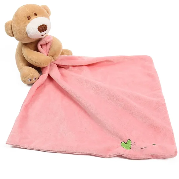 Doudou Mouchoir Ours en peluche
