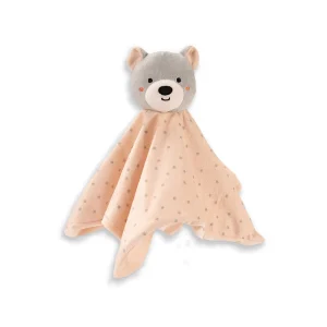 Doudou Plat Ours en coton