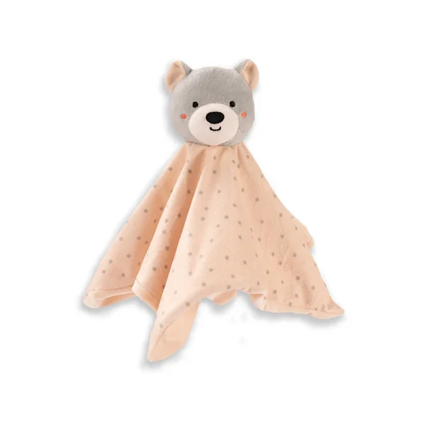 Doudou Plat Ours en coton