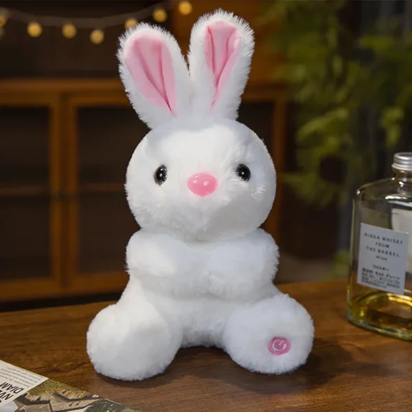 Doudou Lapin Blanc Veilleuse charmant