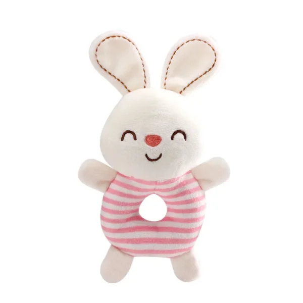 Doudou Lapin Hochet pour bébé