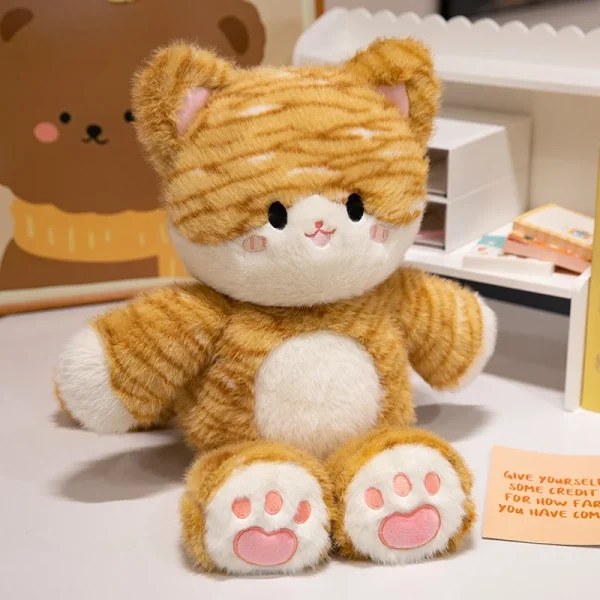 doudou peluche chat câlin